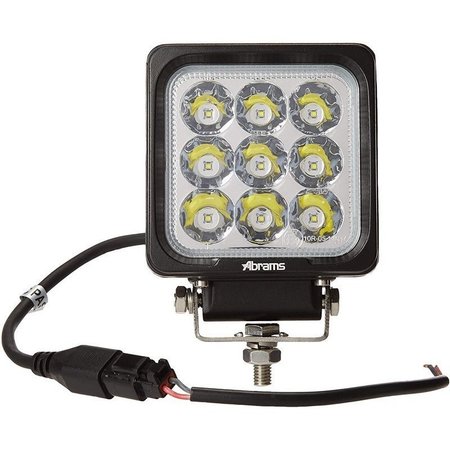 ABRAMS 4" Heavy Duty Series 9 LED 27W 2160LM LED Work Light - Spot HDS-27S